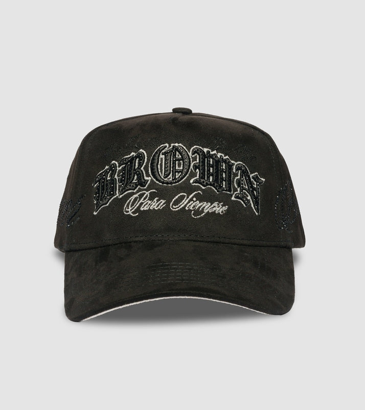 Brown Para Siempre A-Frame Snapback // Black