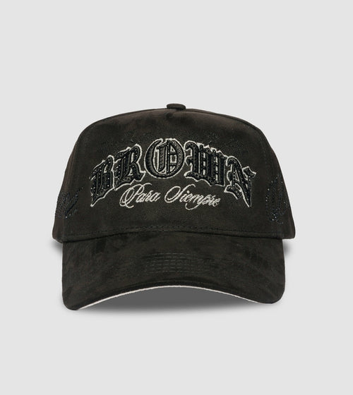 Brown Para Siempre A-Frame Snapback // Black