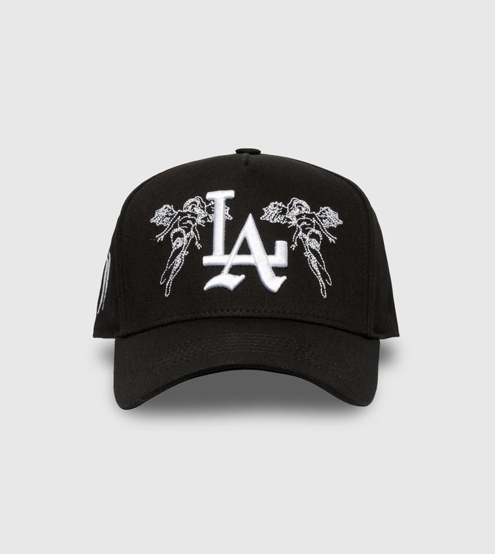 City of Angels A-Frame Snapback // Black & White