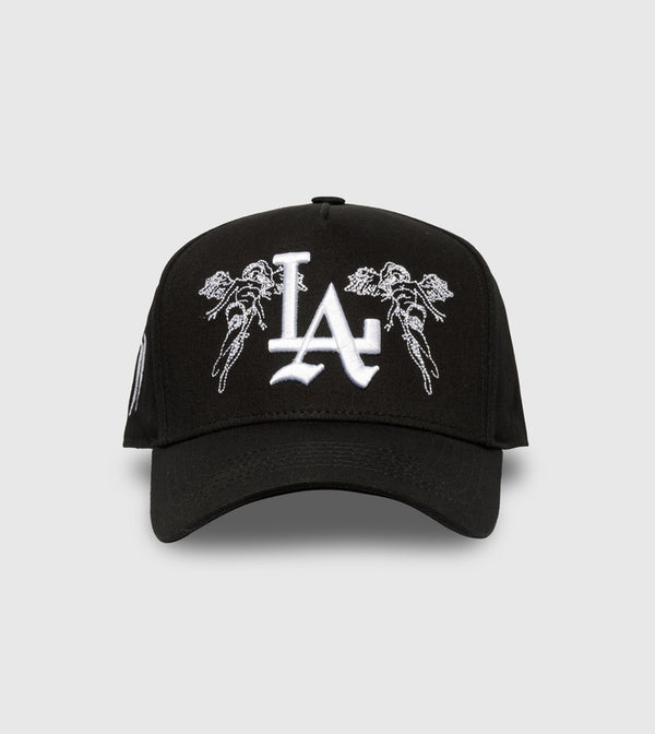 City of Angels A-Frame Snapback // Black & White