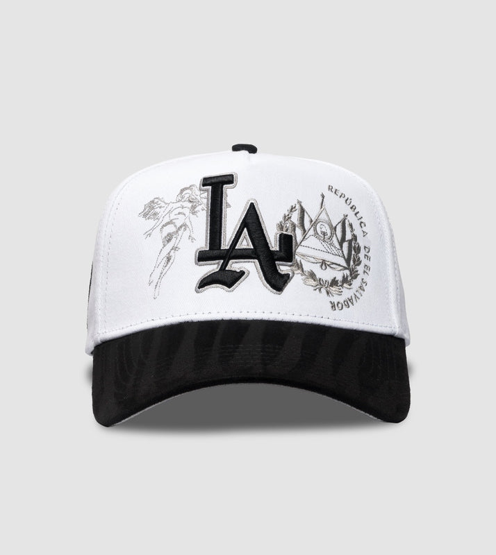 COA E.S. A-Frame Snapback // White & Black