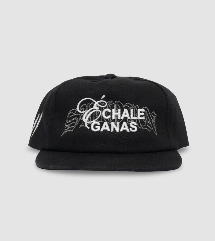 Échale Ganas Unstructured Snapback // Black