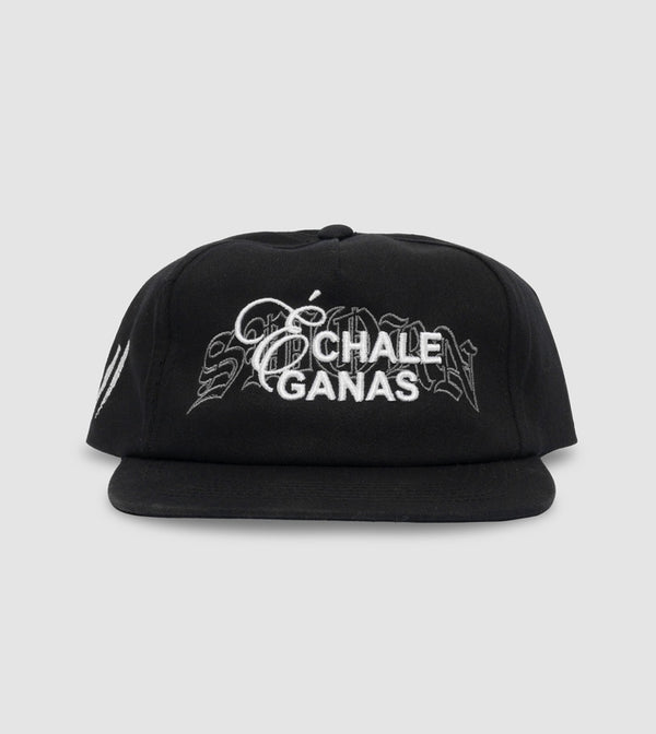 Échale Ganas Unstructured Snapback // Black