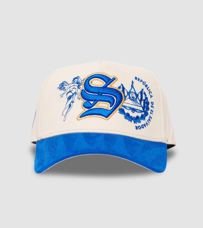 E.S. A-Frame Snapback // Natural & Royal