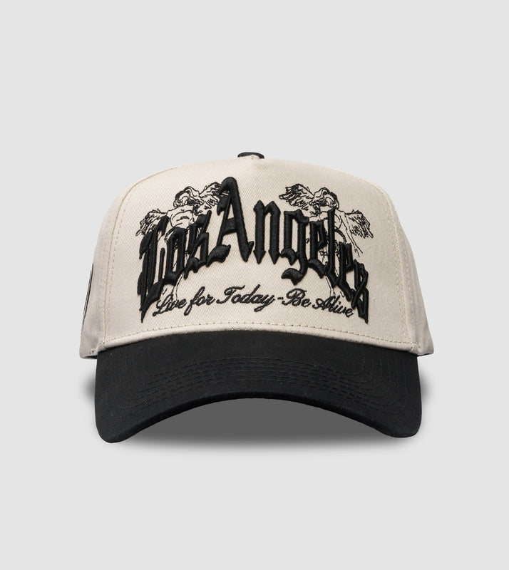 Hometown A-Frame Snapback // Natural