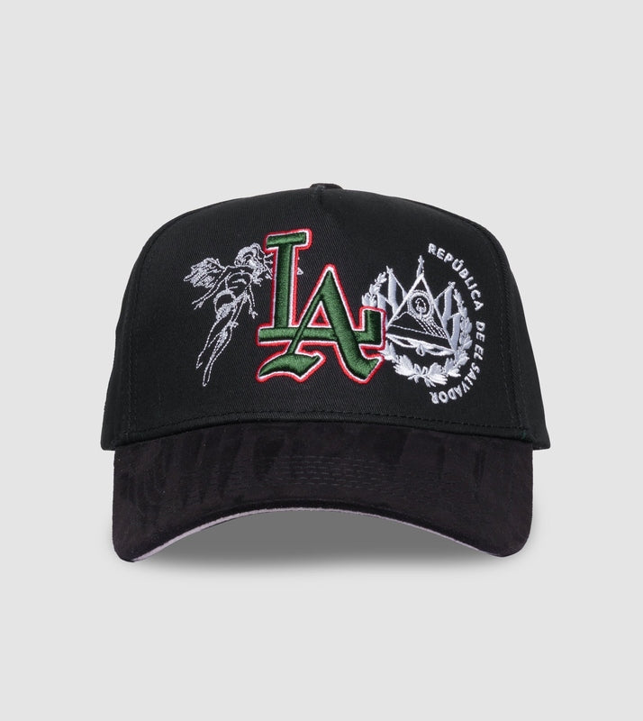 Unidos COA E.S. A-Frame Snapback // Black