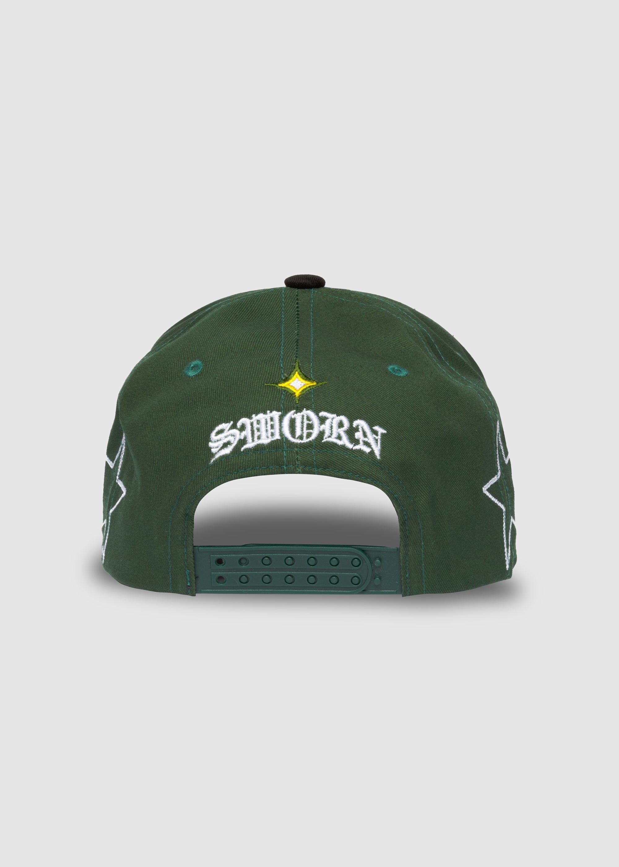 LA Galaxy Stars A-Frame Snapback // Green & Black