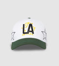 LA Galaxy Stars A-Frame Snapback // White & Green