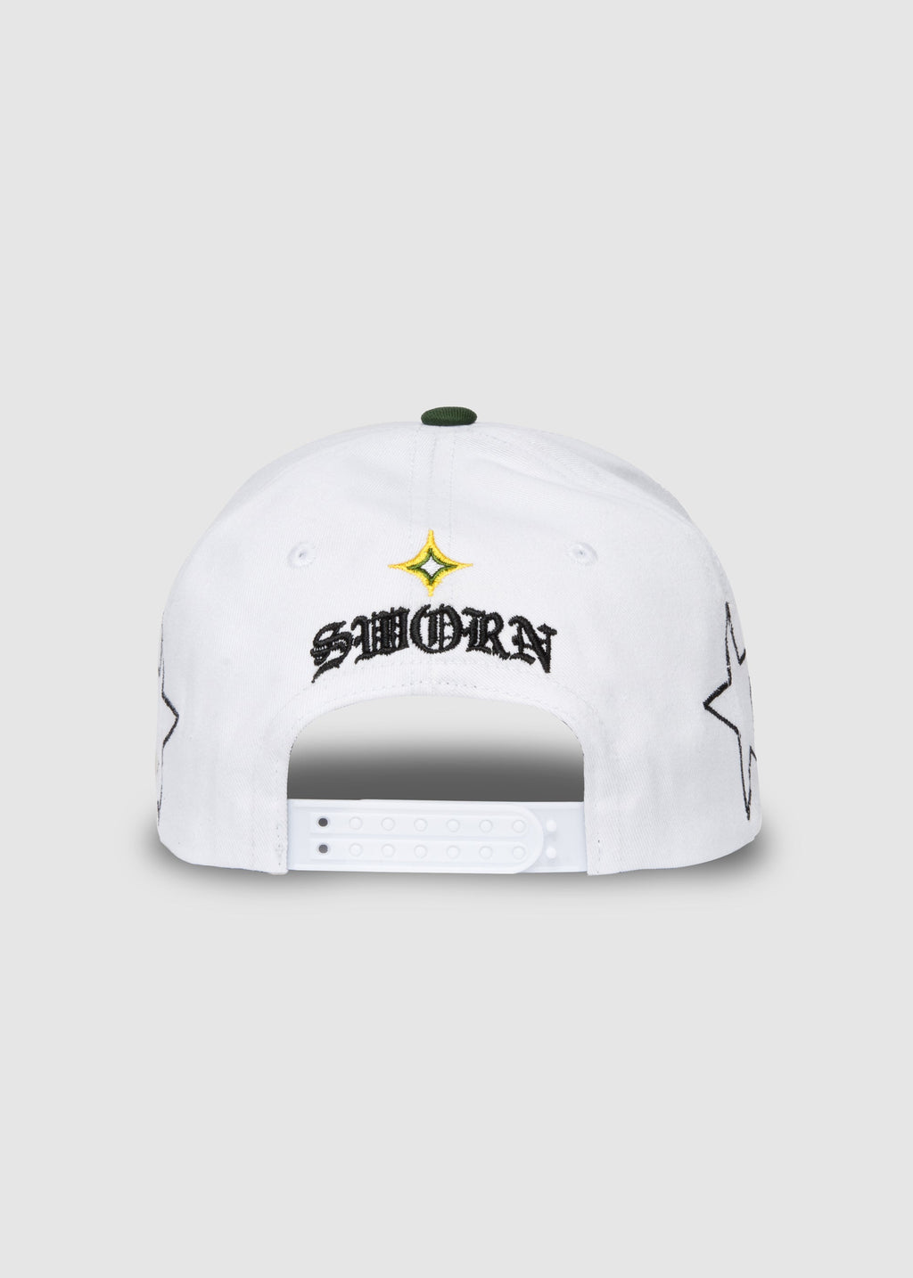 LA Galaxy Stars A-Frame Snapback // White & Green