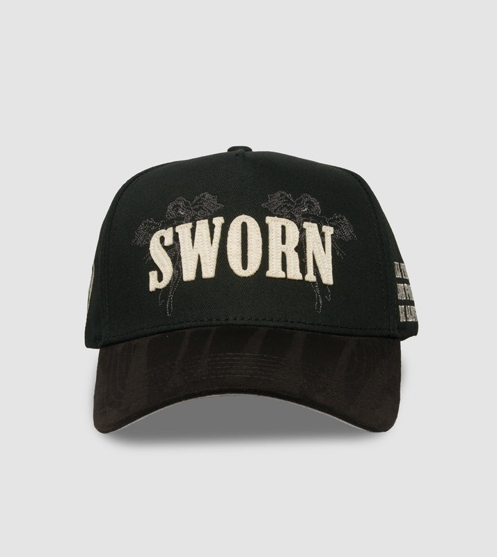 Oath A-Frame Snapback // Black