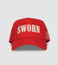 Oath A-Frame Snapback // Red