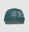 Outline Poetry A-Frame Snapback // Dark Teal