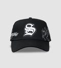 Poetry A-Frame Snapback // Black