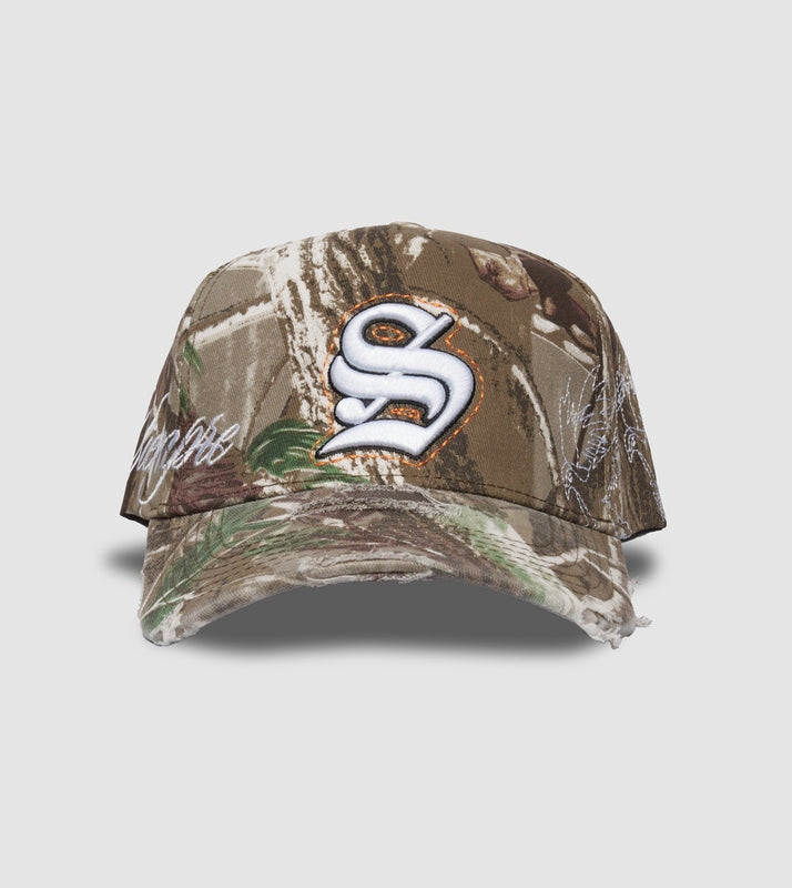 Poetry A-Frame Snapback // Vintage Camo