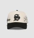 Poetry A-Frame Snapback // Natural & Black