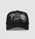 Unidos A-Frame Snapback // Black
