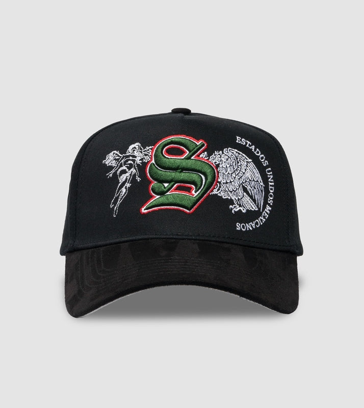 Unidos A-Frame Snapback // Black