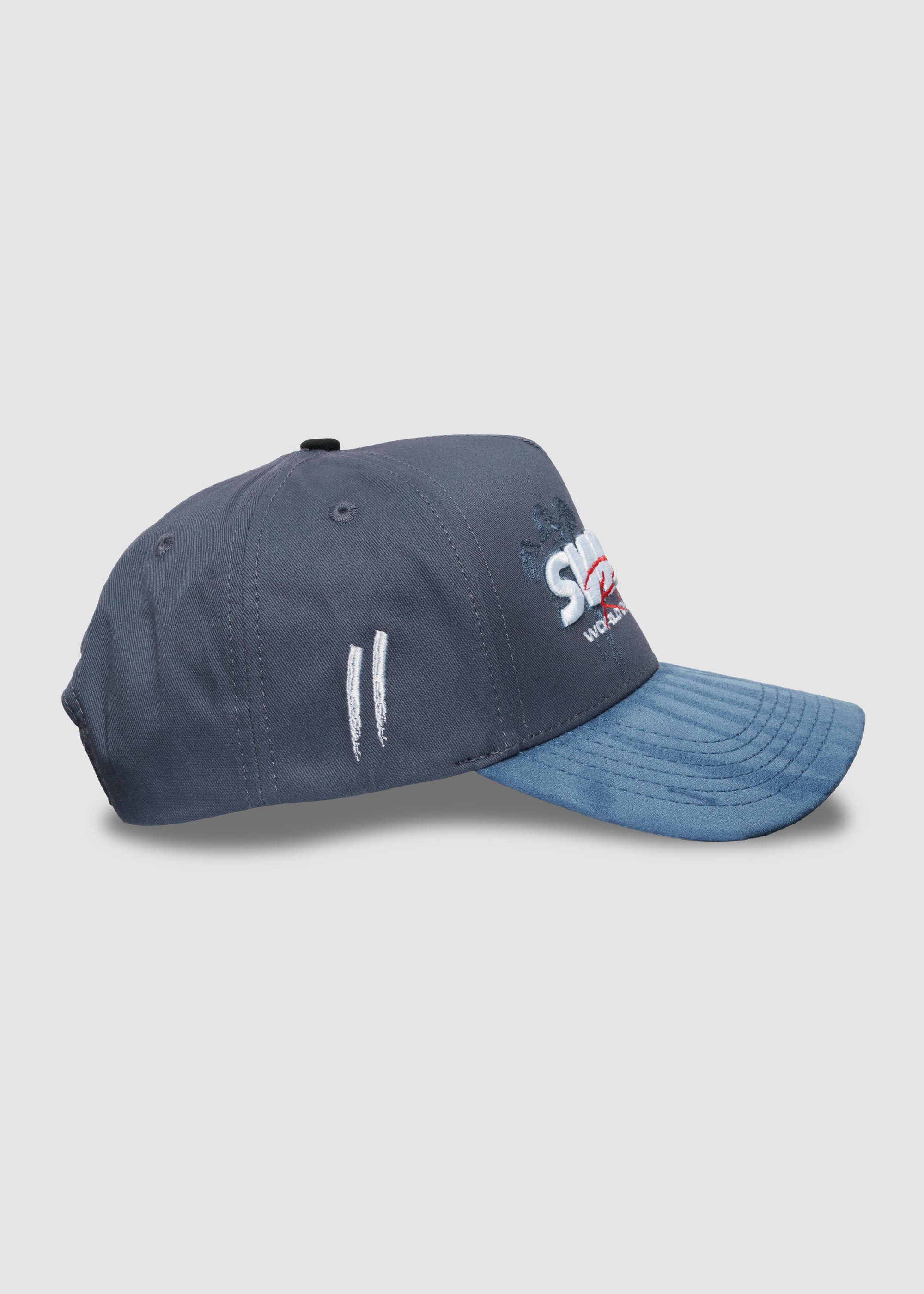 Crowngrad Racing A-Frame Snapback // Indigo