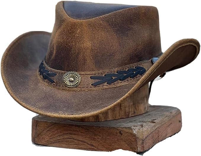 Leather Cowboy Hat